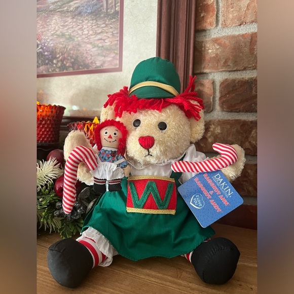 Raggedy Ann with Special Friend Christmas Bear - Picture 2 of 8